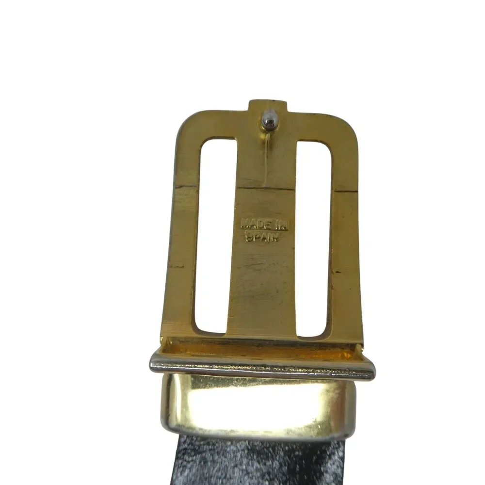 Sergio Valente Brown Leather Designer‎ Belt